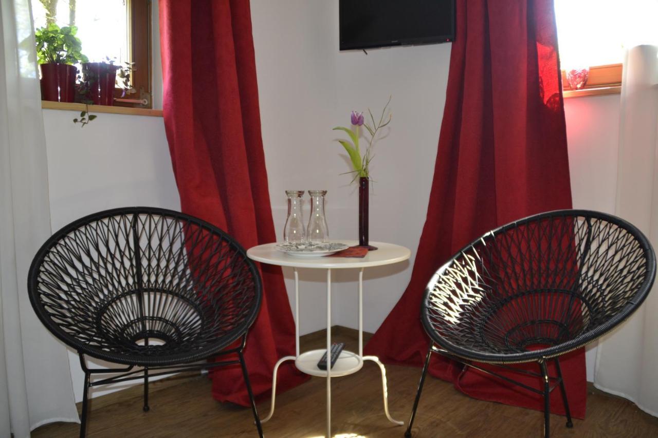 Romantisches Bed&Breakfast Apfelstern Unterwornitz Buitenkant foto