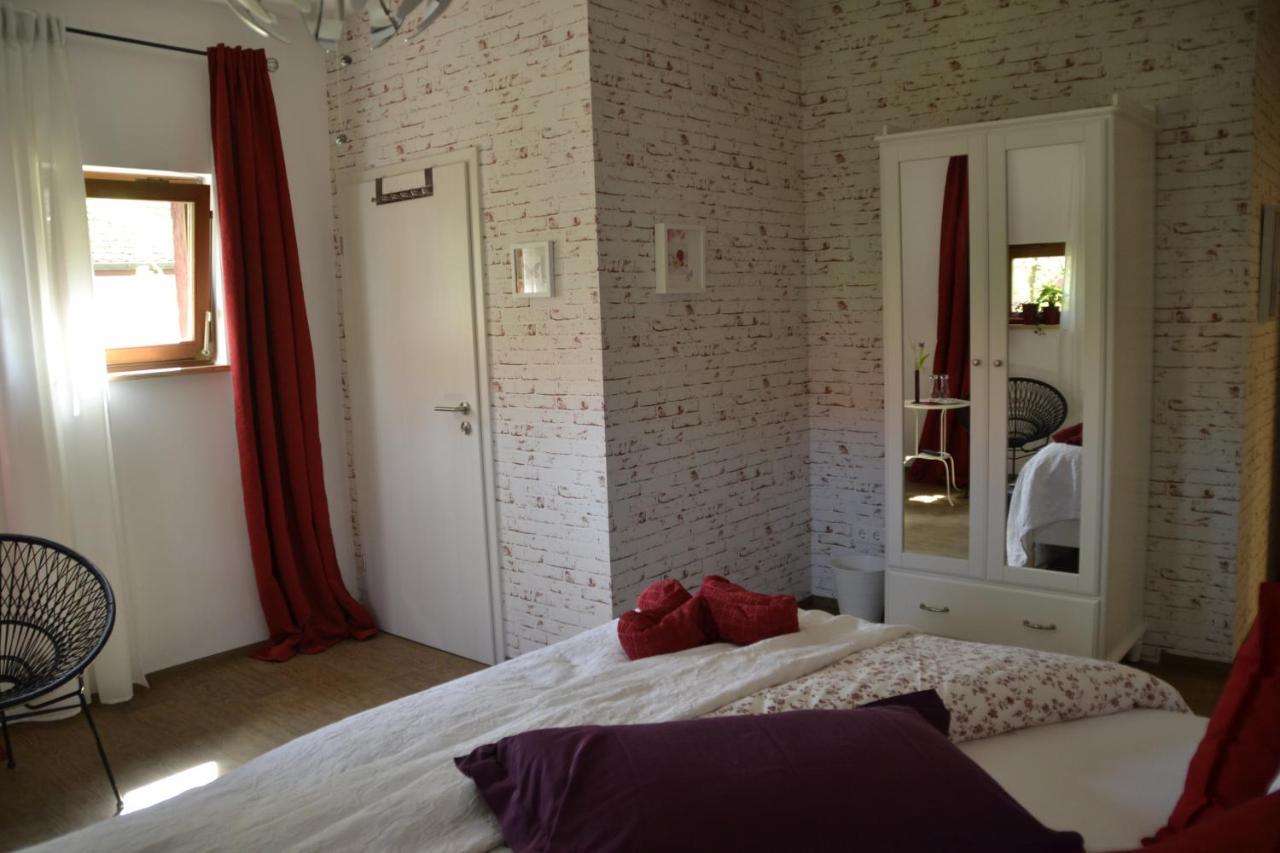 Romantisches Bed&Breakfast Apfelstern Unterwornitz Buitenkant foto