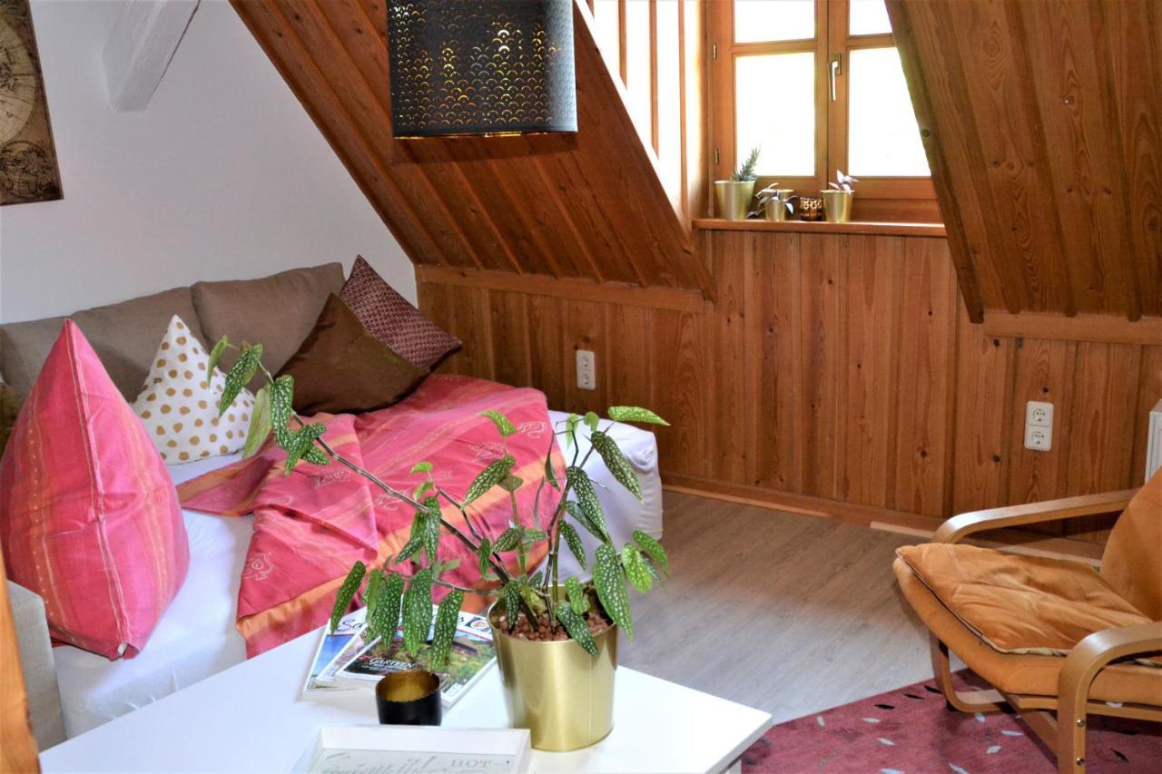 Romantisches Bed&Breakfast Apfelstern Unterwornitz Buitenkant foto